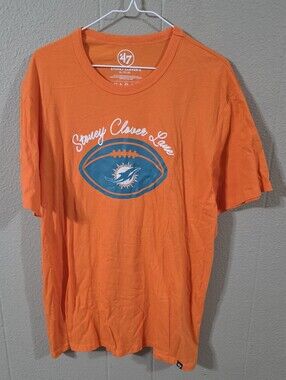 Nwt $50 Men's '47 Stoney Clover Miami Dolphins Tee Shirt Sz Xl